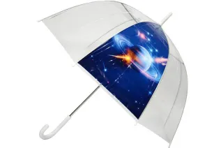 Прозора жіноча парасолька Monsoon з зображенням космосу