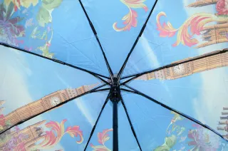 Парасолька жіноча напівавтомат Lantana із зображенням Лондона