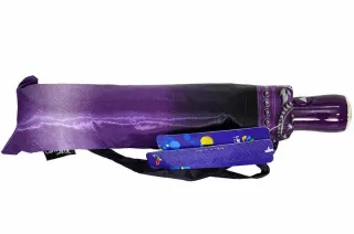 Фіолетова жіноча парасолька напівавтомат Lantana
